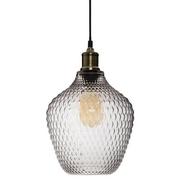 Atmosphera Lampa sufitowa szklana OMAHA 25 cm kolor transparentny 167610