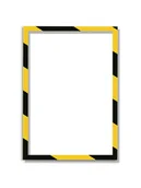 Systemy ekspozycyjne i znaki informacyjne - Magnetoplan Koszulka magnetyczna A3 ramka czarno-żółta 5szt 1131342 - miniaturka - grafika 1