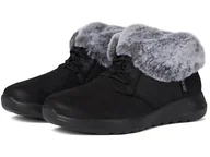 Botki damskie - Skechers Damskie botki ON-The-GO Joy Cozy Charm, czarne, 8 UK, Czarny, 41 EU - miniaturka - grafika 1