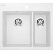 Zlewozmywaki - Deante Zlewozmywak Eridan ZQE A503 Alabaster - miniaturka - grafika 1