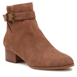 Michael Kors Botki MICHAEL Britton Ankle Boot 40T1BTMB5S Dk Caramel - Botki damskie - miniaturka - grafika 1