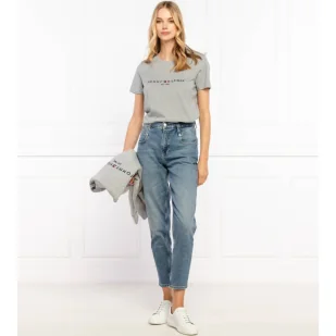 Tommy Hilfiger T-shirt | Regular Fit - Koszulki i topy damskie - miniaturka - grafika 1