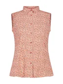 Bluzki damskie - CMP Bluzka funkcyjna w kolorze jasnoróżowo-pomarańczowym - miniaturka - grafika 1