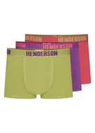 Majtki męskie - Bokserki Star Henderson 3-pak fioletowy, limonkowy zielony, koralowy 2XL - miniaturka - grafika 1