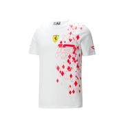 Koszulki męskie - Koszulka T-shirt męska Leclerc SE white Ferrari F1 2023 - miniaturka - grafika 1