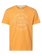 Koszulki męskie - Tom Tailor - T-shirt męski, pomarańczowy - miniaturka - grafika 1