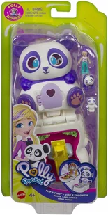 Polly Pocket, Otwórz i przekręć, zestaw Panda - Figurki dla dzieci - miniaturka - grafika 1