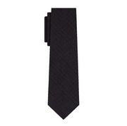 Krawaty i muchy męskie - Krawat z wiskozy granatowy w bordowe paski EM 12 - EM Men's Accessories - miniaturka - grafika 1