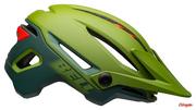 Kaski rowerowe - Kask mtb Bell Sixer Integrated Mips Matte Gloss Green Infrared - miniaturka - grafika 1