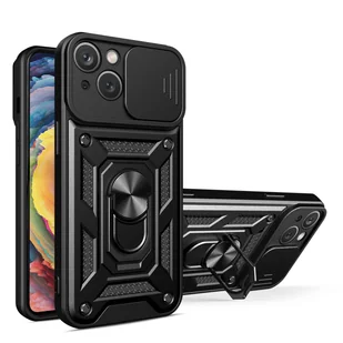 Hybrid Armor Camshield etui Realme 10 Pro pancerny pokrowiec z osłoną na aparat czarne - Etui i futerały do telefonów - miniaturka - grafika 1