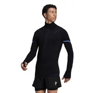 Koszulki męskie - Koszulka męska adidas  Primeknit Running Black Melange S - miniaturka - grafika 1