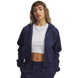 Damska bluza rozpinana z kapturem Under Armour UA Icon Vida Fleece - granatowa - UNDER ARMOUR - Bluzy damskie - miniaturka - grafika 1