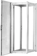 Szafy rack - Szafa Digitus Szafa sieciowa stojąca Hyper Pro 19" 32U rack 600x600, drzwi przód szyba, szary, 1000kg - miniaturka - grafika 1