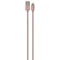 Kable USB - Kabel USB - Lightning GRIXX Optimum 1 m Różowe złoto - miniaturka - grafika 1