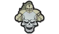 Odzież taktyczna i umundurowanie - 101 Inc. - Naszywka 3D - Knight - Piaskowy - miniaturka - grafika 1