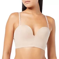 Biustonosze - Wonderbra Biustonosz Backless Damski bez pleców, Skóra, 85D - miniaturka - grafika 1