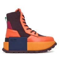 Botki damskie - Trzewiki United Nude Roko Trooper 10967924165 Pomarańczowy - miniaturka - grafika 1