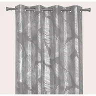 Zasłony - Zasłona z kółkami Vanua 140 x 260 cm szara - miniaturka - grafika 1
