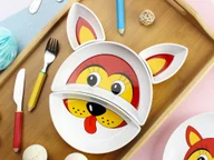 Miseczki i talerzyki dla dzieci - Garnitur dziecięcy (5el) Lubiana - Boss 6289 "Piesek" - miniaturka - grafika 1