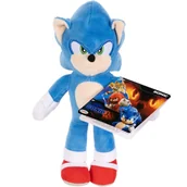 Figurki dla dzieci - SONIC THE HEDGEHOG MOVIE 3 ORYGINALNA MASKOTKA PLUSZOWA PLUSZAK SONIC 25cm - miniaturka - grafika 1