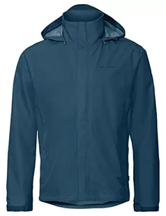 VAUDE Męska kurtka przeciwdeszczowa Escape Light, wodoodporna kurtka outdoorowa, oddychająca wiatrówka z kapturem, chroniąca klimat kurtka turystyczna, Baltic Sea, 3XL - Kurtki męskie - miniaturka - grafika 1