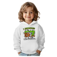 Bluzy dla dziewczynek - BLUZA DZIECIĘCA Z KAPTUREM 67 SIX SEVEN VIRAL 134-140 DLA DZIECKA PREZENT - miniaturka - grafika 1