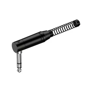Roxtone Wtyk kątowy Jack 6.3mm stereo nakablowy  RJ3RPP-BN - Złącza, przejściówki, adaptery - miniaturka - grafika 1