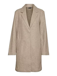 bestseller a/s Damski płaszcz VMARLETTE Coat BOOS, srebrny róż/szczegóły: melanż, XL - Płaszcze damskie - miniaturka - grafika 1