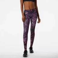 Spodnie sportowe damskie - New Balance Spodnie damskie PRINTED IMPACT RUN TIGHT WP21274RAN - miniaturka - grafika 1