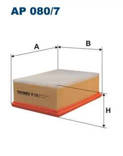 Filtron AP 080/7 FILTR POWIETRZA - Filtry powietrza - miniaturka - grafika 1