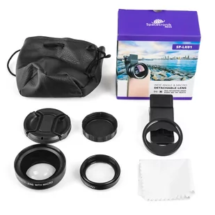 Dwa obiektywy telefonu szerokokątny x12 makro 0.45 - Pozostałe akcesoria do telefonów - miniaturka - grafika 3