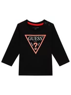 Bluzy dla chłopców - Guess Bluzka L84I29 K8HM0 Czarny Regular Fit - miniaturka - grafika 1