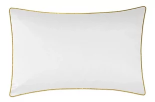 Poszewka satynowa SAN ANTONIO biała ze złotą lamówką 50x60 MARO HOME - Pościel - miniaturka - grafika 1