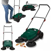 Zamiatarki - Zamiatarka ręczna do liści DWIE SZCZOTKI PARKSIDE PKM 24 A1 - miniaturka - grafika 1