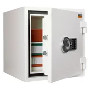 Sejfy i kasy pancerne - Sejf przeciwogniowy 1H ASF 46 z zamkiem elektronicznym certyfikat LFS 60P klasa I - miniaturka - grafika 1