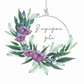 Kartki okolicznościowe i zaproszenia - Clear Creation Clear Creation Karnet Swarovski kwadrat CL4008_PO Z wyrazami żalu 457276 - miniaturka - grafika 1