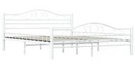 Łóżka - Metalowe Białe Łóżko W Stylu Loft 160X200 Cm P3-S02 - miniaturka - grafika 1