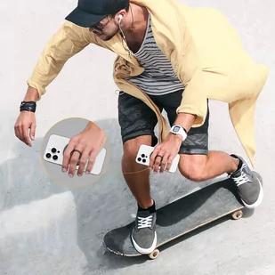 Magnetyczny Uchwyt / Ring MagSafe na Telefon MagSafe Tech-Protect szary - Pozostałe akcesoria do telefonów - miniaturka - grafika 4