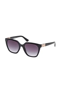 Guess okulary przeciwsłoneczne damskie kolor czarny - Okulary przeciwsłoneczne - miniaturka - grafika 1