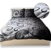 Pościel - Pościel Polarowa 160x200cm Ciepła Gruba Zimowa Komplet Mack Home Szara - miniaturka - grafika 1