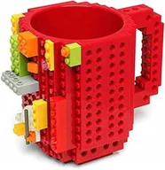 Kubki dla dzieci - KUBEK KLOCKOWY DUŻY 350ML + ZESTAW KLOCKÓW DLA DZIECI na zimne i CIEPŁE - miniaturka - grafika 1