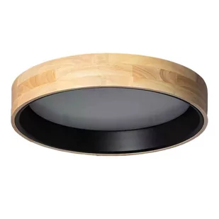 Lampa sufitowa Nature ABR-PLODV-C-20W-CCT Abruzzo LED 21W 2700-6500K czarny drewniany - Lampy sufitowe - miniaturka - grafika 1