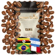 Kawa - Kawa Ziarnista 100% Arabica Green Touch Blend 200 G Brazylia Uganda Peru - miniaturka - grafika 1