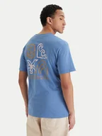 Koszulki męskie - Quiksilver T-Shirt EQYZT08307 Niebieski Regular Fit - miniaturka - grafika 1