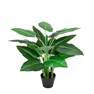 Sztuczne prawdziwe drzewo lilii kalii w doniczce, 90 cm - Sztuczne drzewka - miniaturka - grafika 1