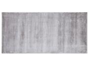 Dywany - Beliani Dywan z wiskozy 80 x 150 cm jasnoszary GESI II - miniaturka - grafika 1