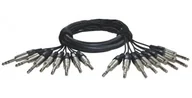 Akcesoria do nagłośnienia - Alva T8T8Pro5 Kabel 8 x TRS 8 x TRS 5m - miniaturka - grafika 1