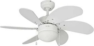 Wentylator sufitowy model aral biały Moc: 50W Łopatka: ø76cm edm - Wentylatory sufitowe - miniaturka - grafika 1