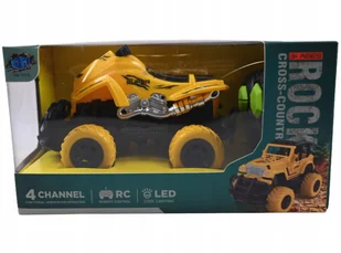 QUAD ZDALNIE STEROWANY MOTOR TERENOWY AUTO NA PILOTA RÓŻNE KOLORY - Zabawki zdalnie sterowane - miniaturka - grafika 1
