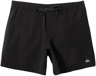 szorty kąpielowe mięske QUIKSILVER EVERYDAY SOLID VOLLEY 15 Black - KVJ0 - Spodenki damskie - miniaturka - grafika 1